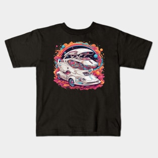 Space car Kids T-Shirt